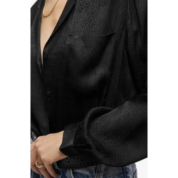 Anine Bing Neo Shirt in Python - Picture 3 of 13